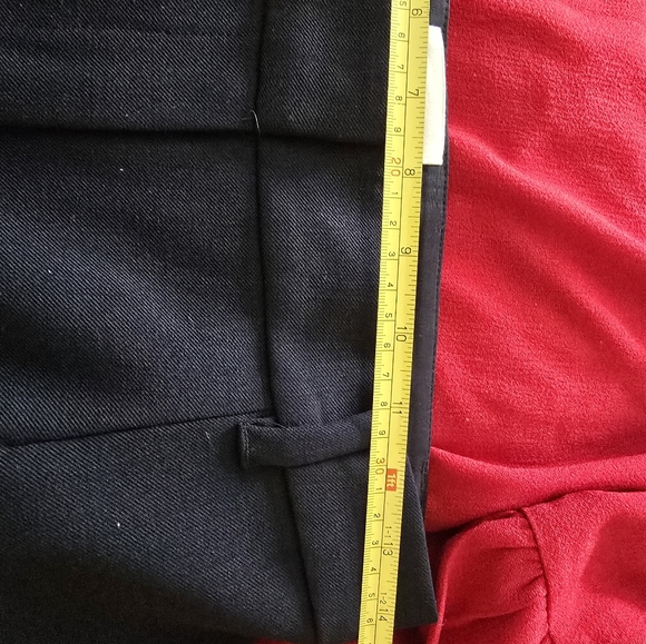 Sezane black wool cuffed pants jude trousers size 38 - Picture 7 of 10